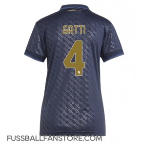 Juventus Federico Gatti #4 Replik 3rd trikot Damen 2024-25 Kurzarm